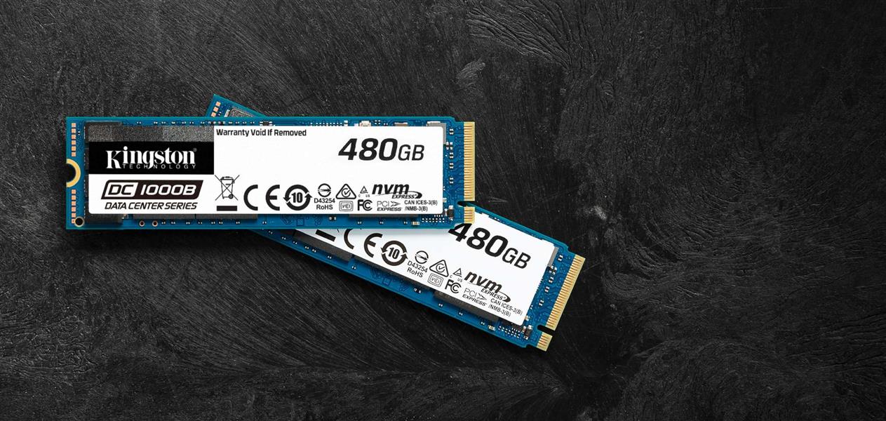 Kingston Technology DC1000B M.2 480 GB PCI Express 3.0 3D TLC NAND NVMe