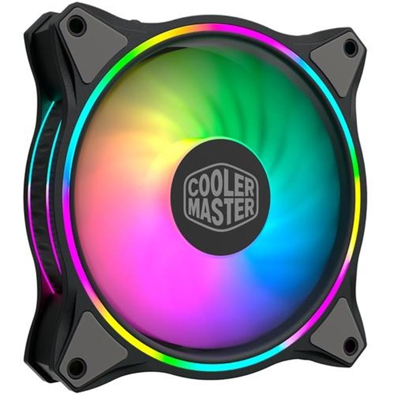 Cooler Master MasterFan MF120 Halo 3in1 Computer behuizing Ventilator 12 cm Zwart Grijs