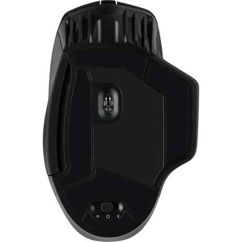 Corsair DARK CORE RGB PRO muis RF Wireless Bluetooth USB Type-A Optisch 18000 DPI Rechtshandig