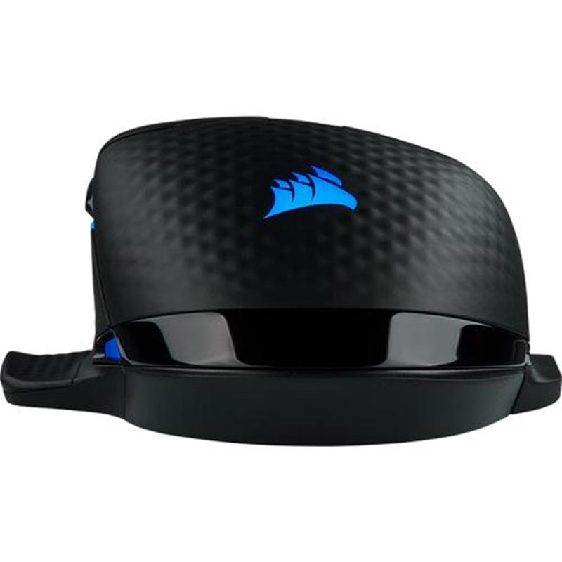 Corsair DARK CORE RGB PRO muis RF Wireless Bluetooth USB Type-A Optisch 18000 DPI Rechtshandig