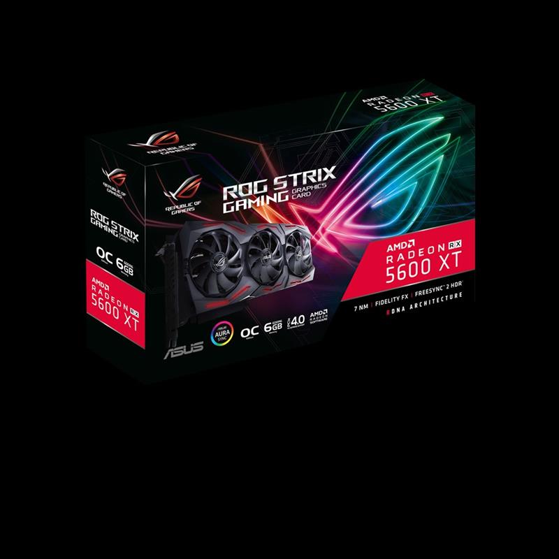 ASUS ROG -STRIX-RX5600XT-O6G-GAMING AMD Radeon RX 5600 XT 6 GB GDDR6