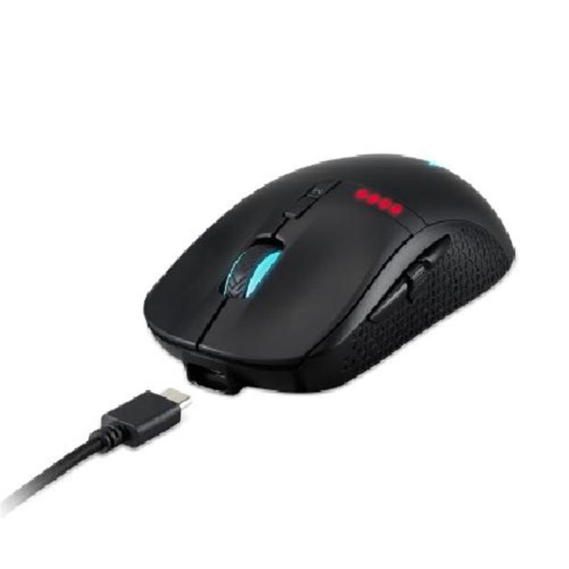 Acer Predator Cestus 350 muis Ambidextrous RF Wireless + USB Type-C Optisch 16000 DPI