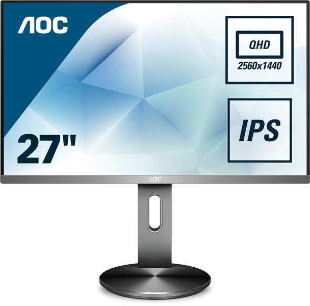 AOC Q2790PQE computer monitor 68,6 cm (27"") 2560 x 1440 Pixels Quad HD LED Grijs