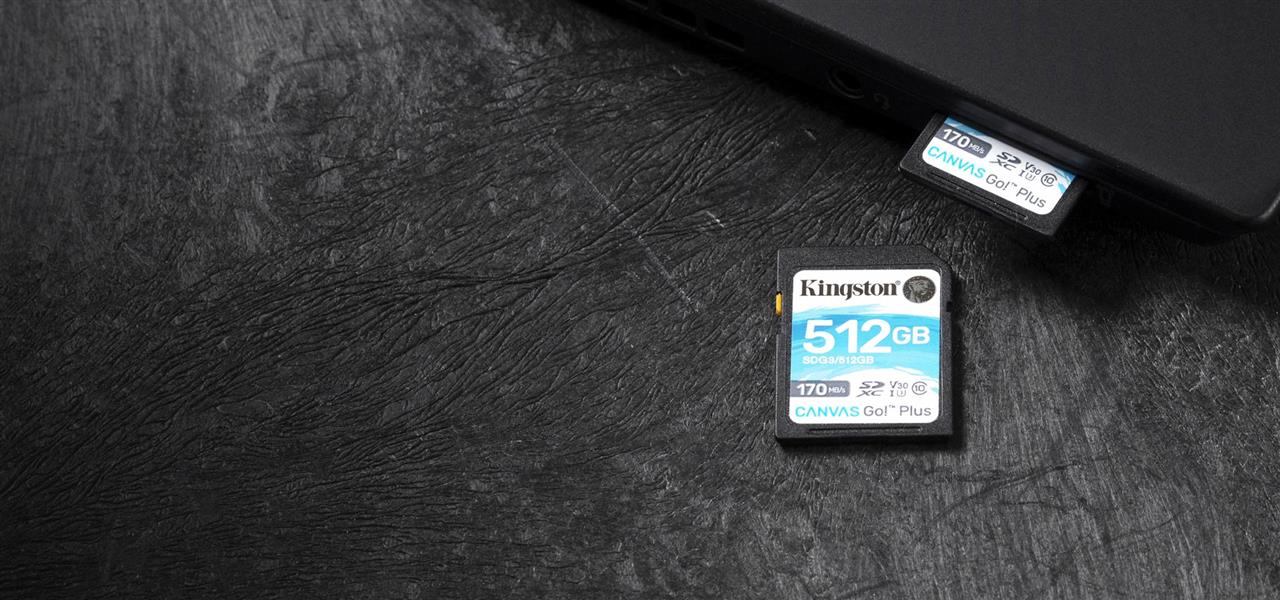 Kingston Technology Canvas Go! Plus flashgeheugen 512 GB SD Klasse 10 UHS-I