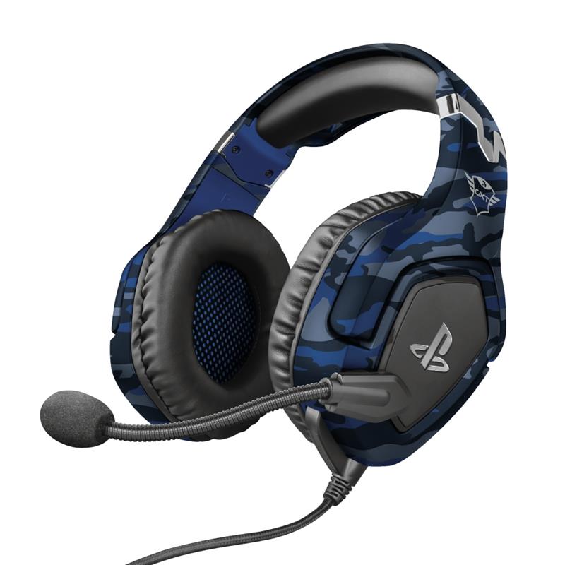 Trust GXT 488 Forze PS4 Headset Bedraad Hoofdband Gamen Zwart, Blauw