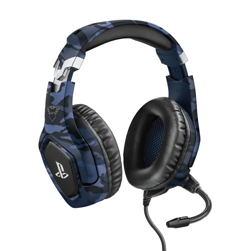 Trust GXT 488 Forze PS4 Headset Bedraad Hoofdband Gamen Zwart, Blauw