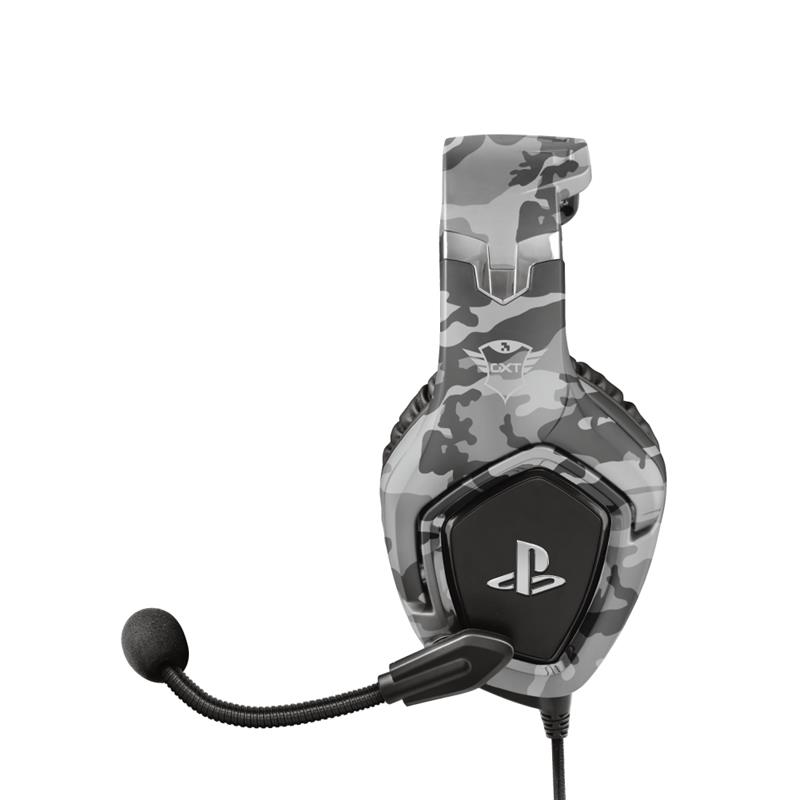 Trust GXT 488 Forze PS4 Headset Bedraad Hoofdband Gamen Zwart, Grijs