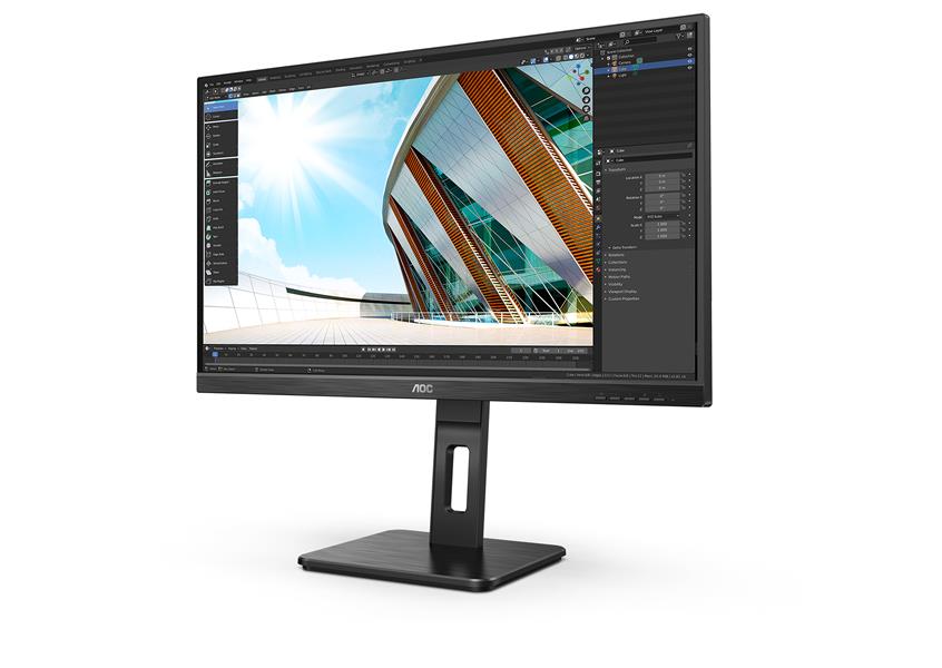 AOC Q27P2Q LED display 68,6 cm (27"") 2560 x 1440 Pixels Quad HD Zwart