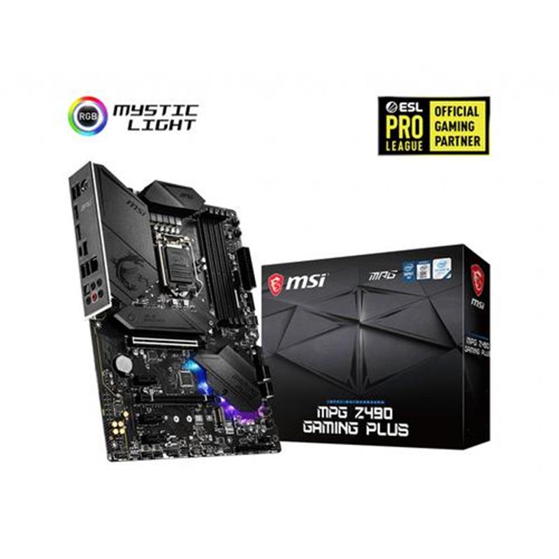 MSI MPG Z490 GAMING PLUS moederbord Intel Z490 LGA 1200 ATX
