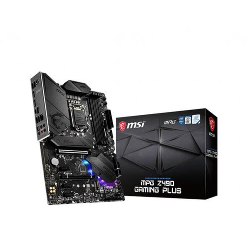 MSI MPG Z490 GAMING PLUS moederbord Intel Z490 LGA 1200 ATX