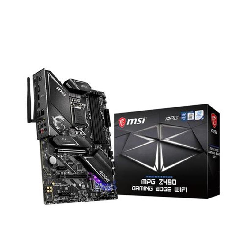 MSI MPG Z490 GAMING EDGE WIFI moederbord Intel Z490 LGA 1200 ATX