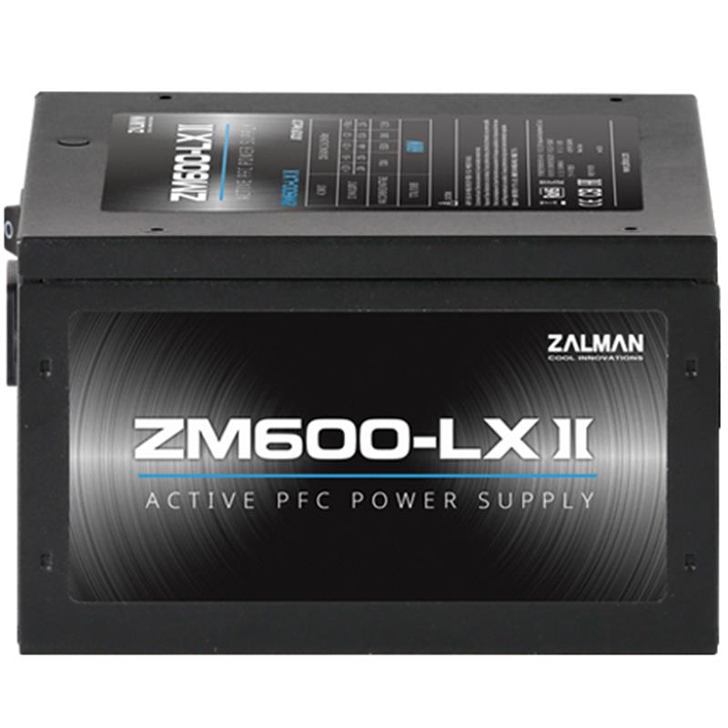 Zalman ZM600-LXII power supply unit 600 W 20+4 pin ATX ATX Zwart