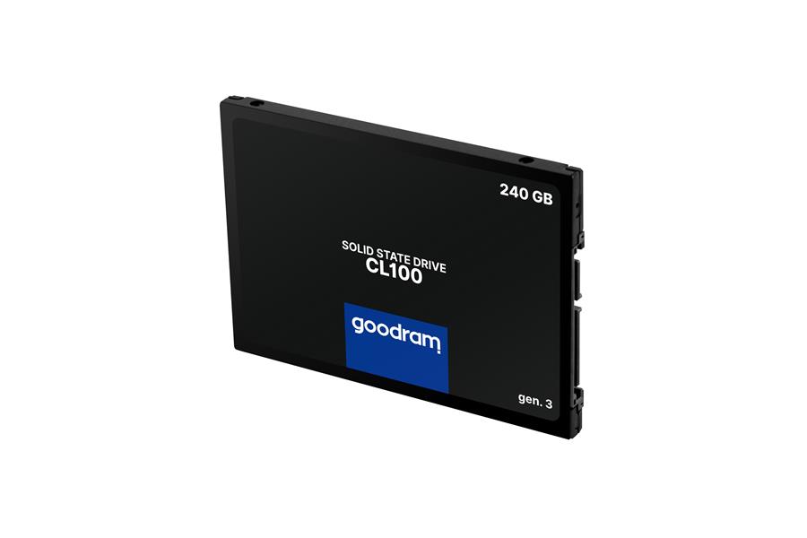 GOODRAM CL100 gen 3 SSD 2 5 240GB SATA III 3D TLC Retail 520 400 MB s