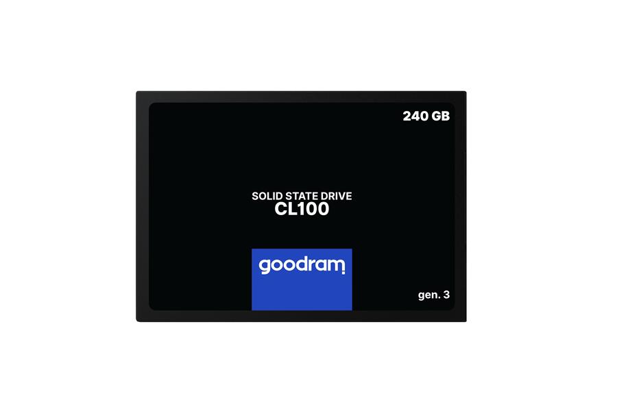 GOODRAM CL100 gen 3 SSD 2 5 240GB SATA III 3D TLC Retail 520 400 MB s