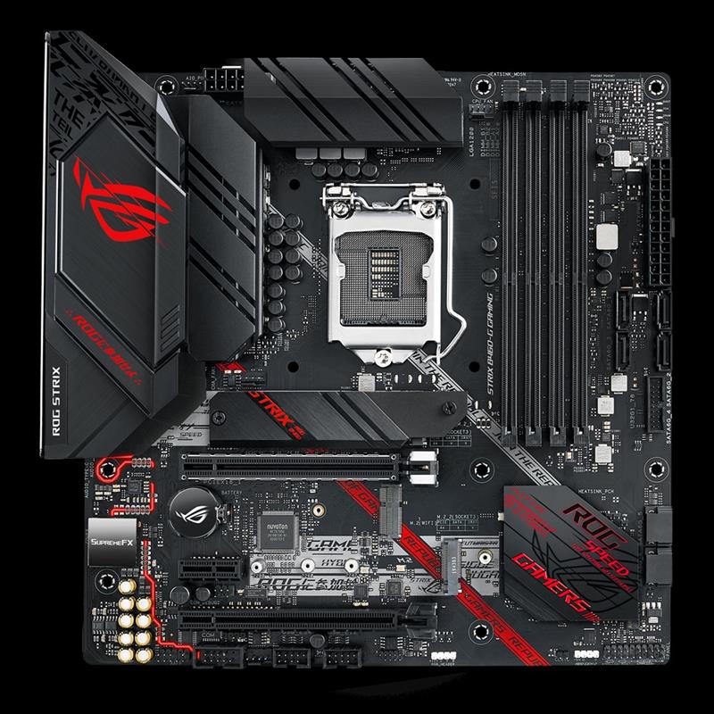 ASUS ROG STRIX B460-G GAMING moederbord Micro ATX Intel B460