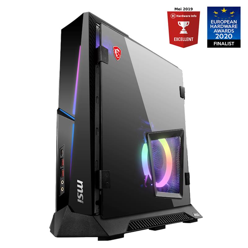 MSI MEG Trident X 10SE-868MYS Intel® 10de generatie Core™ i9 i9-10900K 32 GB DDR4-SDRAM 2000 GB SSD Desktop Zwart PC Windows 10 Home