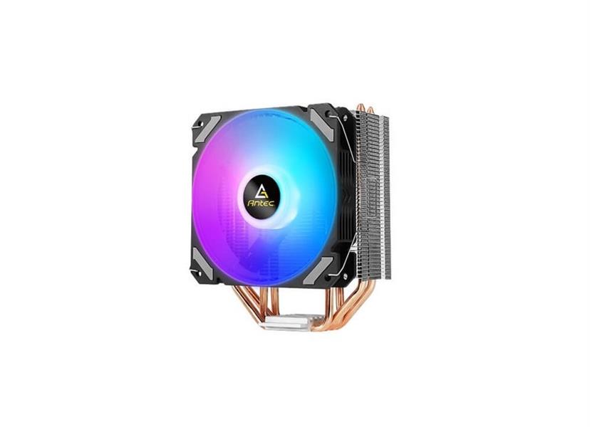 Antec A400i Chipset Luchtkoeler 12 cm Zwart, Koper, Zilver 1 stuk(s)