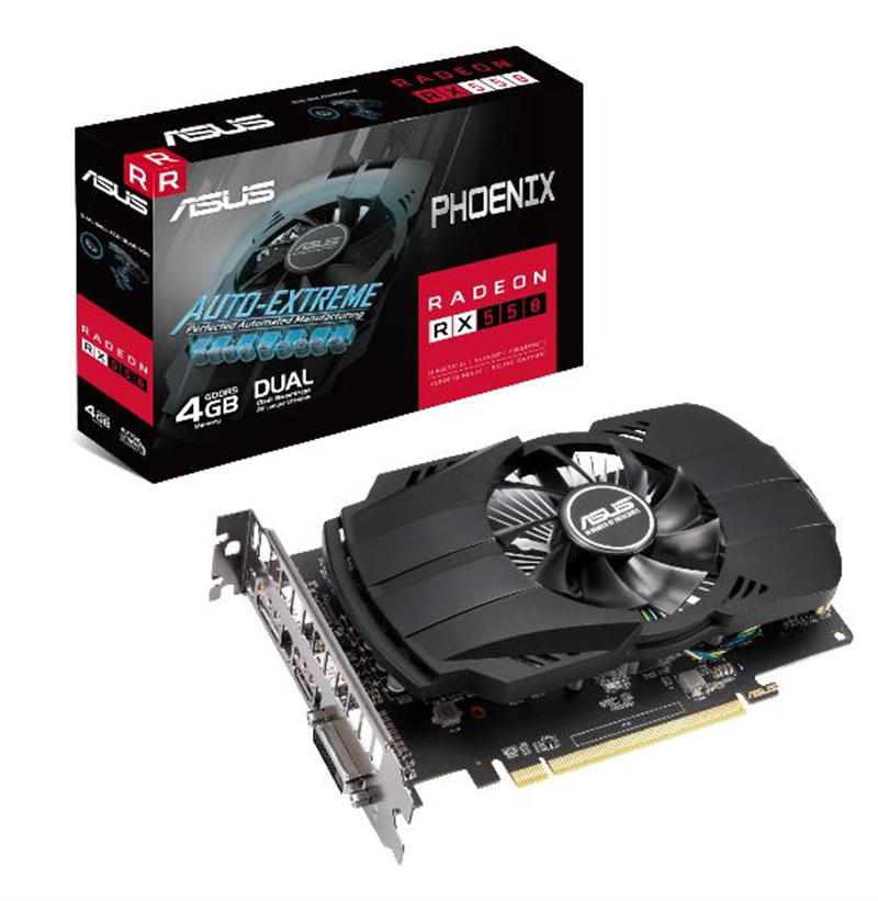 ASUS Phoenix PH-RX550-4G-EVO AMD Radeon RX 550 4 GB GDDR5