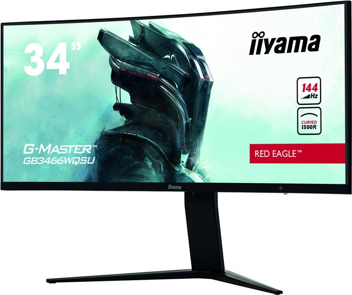 iiyama G-MASTER GB3466WQSU-B1 LED display 86,4 cm (34"") 3440 x 1440 Pixels UWQHD Zwart