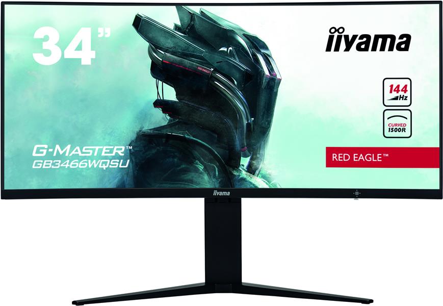 iiyama G-MASTER GB3466WQSU-B1 LED display 86,4 cm (34"") 3440 x 1440 Pixels UWQHD Zwart