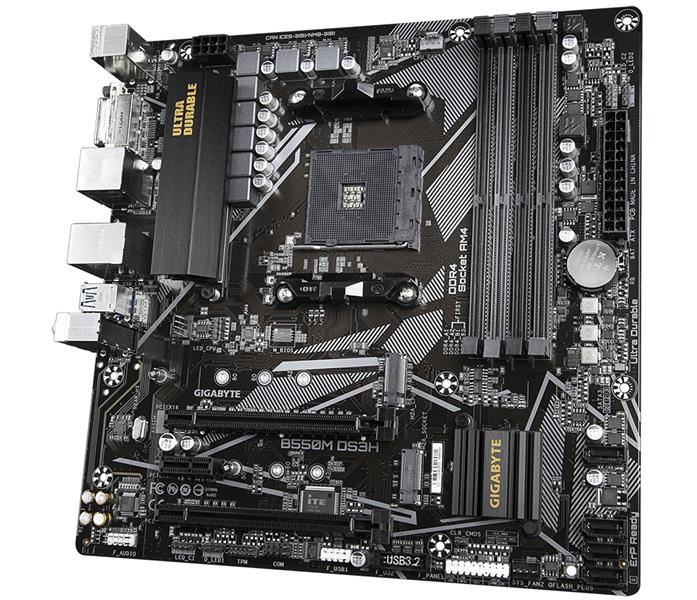 Gigabyte B550M DS3H Socket AM4 Micro ATX AMD B550