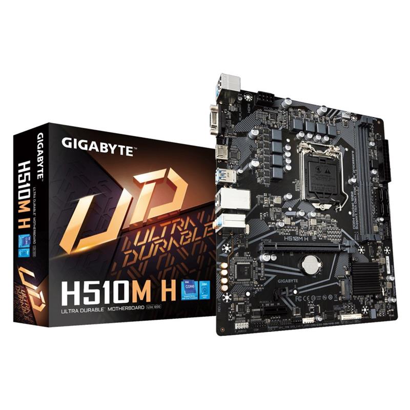 Gigabyte H510M H  M-ATX Intel H510 LGA 1200 M.2 HDMI VGA