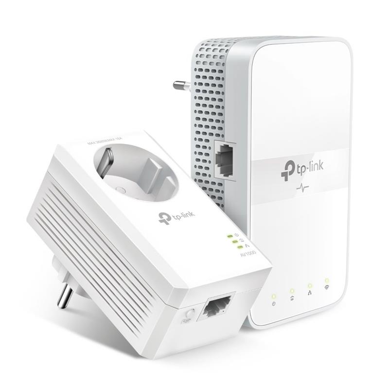 TP-LINK TL-WPA7617 KIT PowerLine-netwerkadapter 1200 Mbit/s Ethernet LAN Wifi Wit