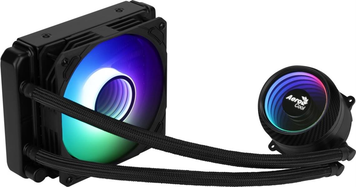 Aerocool Mirage L120 Processor Alles-in-één vloeistofkoeler Zwart