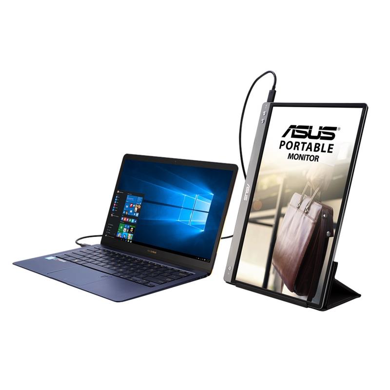 ASUS MB14AC computer monitor 35,6 cm (14"") 1920 x 1080 Pixels Full HD Grijs