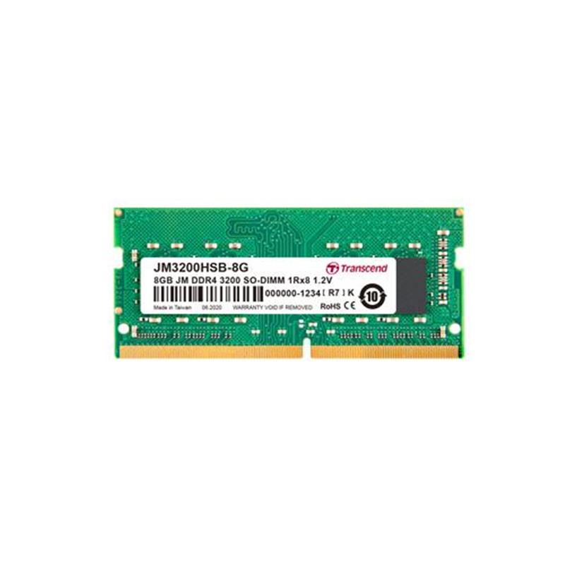 TRANSCEND JM 8GB DDR4 3200 SO-DIMM 1Rx8