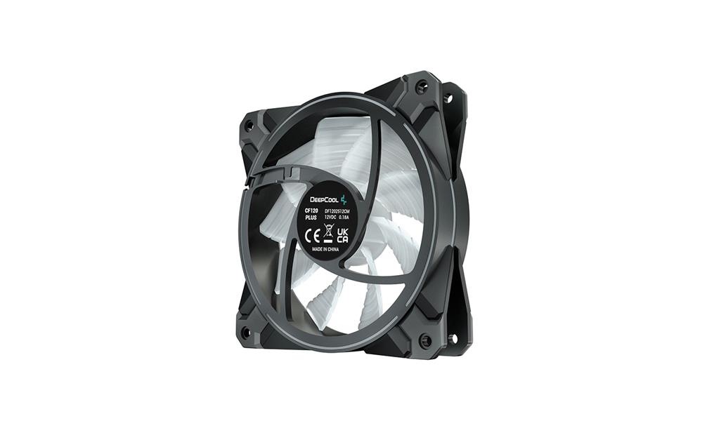 DeepCool CF120 Plus-3 in 1 Computer behuizing Ventilator 12 cm Zwart 1 stuk(s)