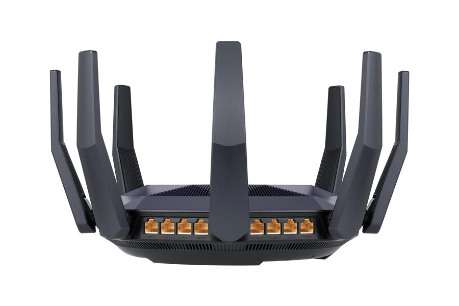 ASUS RT-AX89X AX6000 AiMesh draadloze router Ethernet Dual-band (2.4 GHz / 5 GHz) 3G 4G Zwart