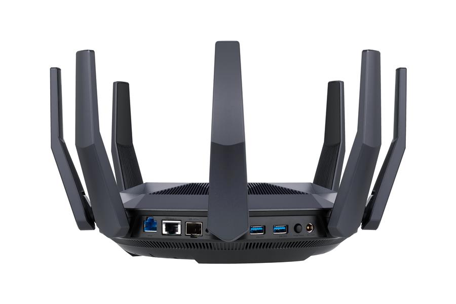 ASUS RT-AX89X AX6000 AiMesh draadloze router Ethernet Dual-band (2.4 GHz / 5 GHz) 3G 4G Zwart