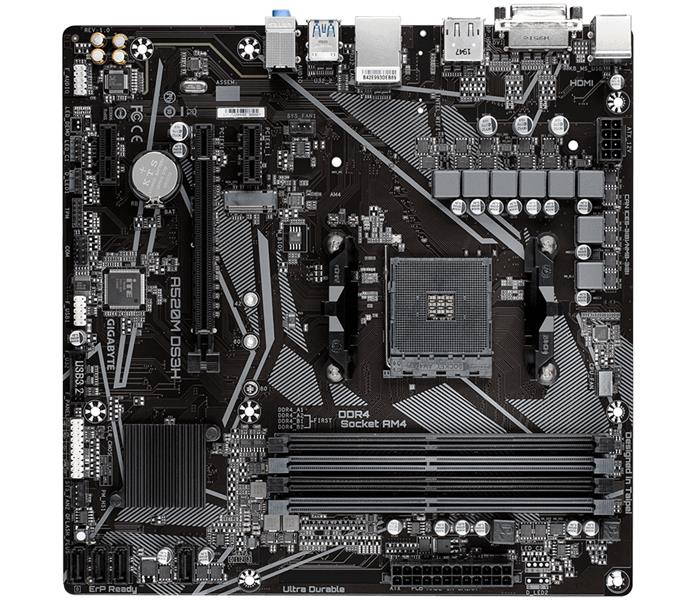 Gigabyte A520M DS3H moederbord Socket AM4 micro ATX