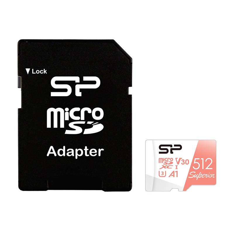 Silicon Power SP512GBSTXDV3V20SP flashgeheugen 512 GB MicroSDXC UHS-I Klasse 10