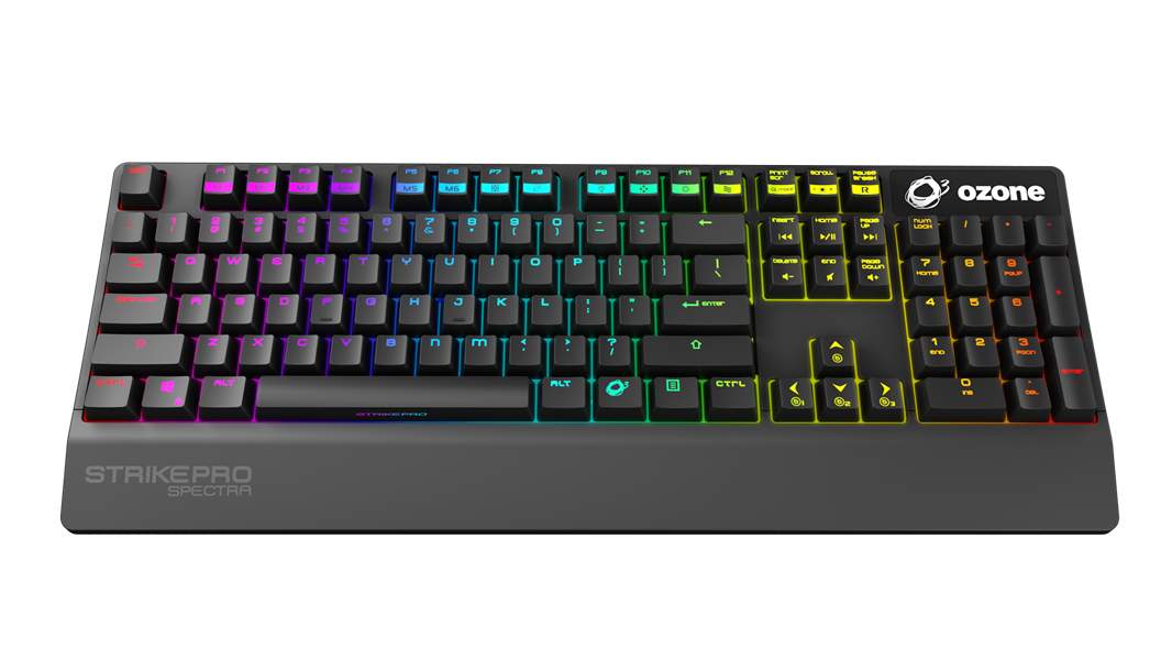 Ozone Strike Pro Spectra mechanisch gaming toetsenbord US layout