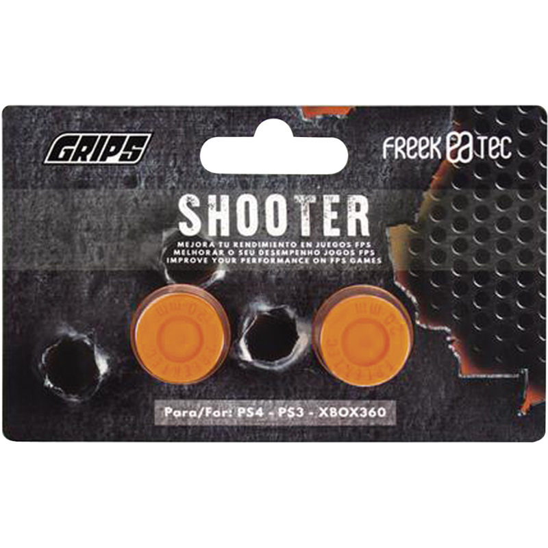 Thumb Grips Shooter - Geschikt voor de PS4 PS3 en Xbox 360 - Oranje