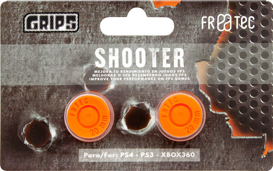 Thumb Grips Shooter - Geschikt voor de PS4 PS3 en Xbox 360 - Oranje