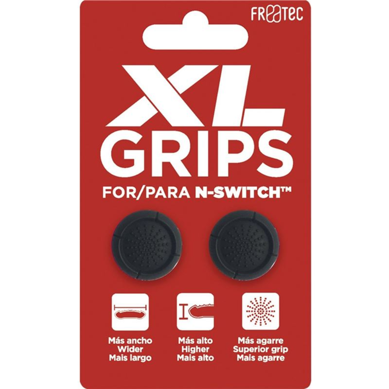Nintendo Switch - Joy Con Controller Grips Pro XL - Zwart - Switch OLED