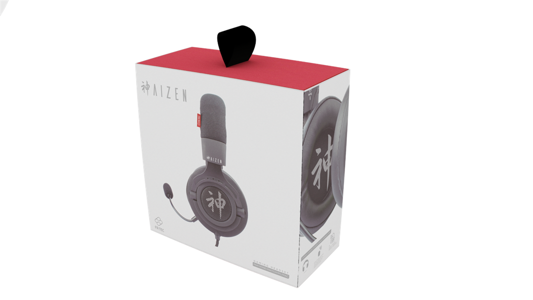 FR-TEC Aizen Headset Bedraad Hoofdband Gamen Zwart