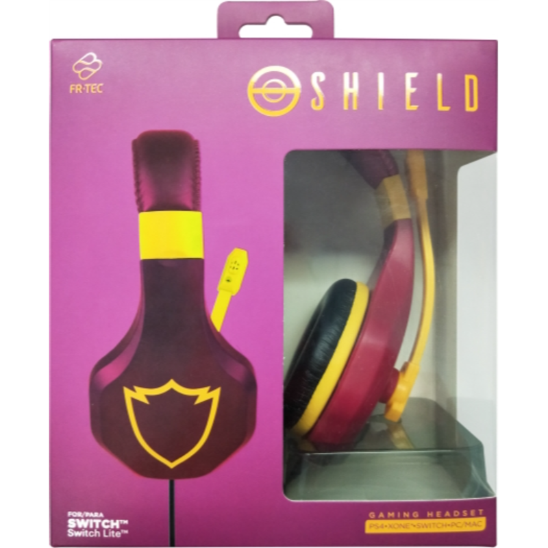 Nintendo Switch SHIELD Bedrade Gaming Headset Roze met Geel