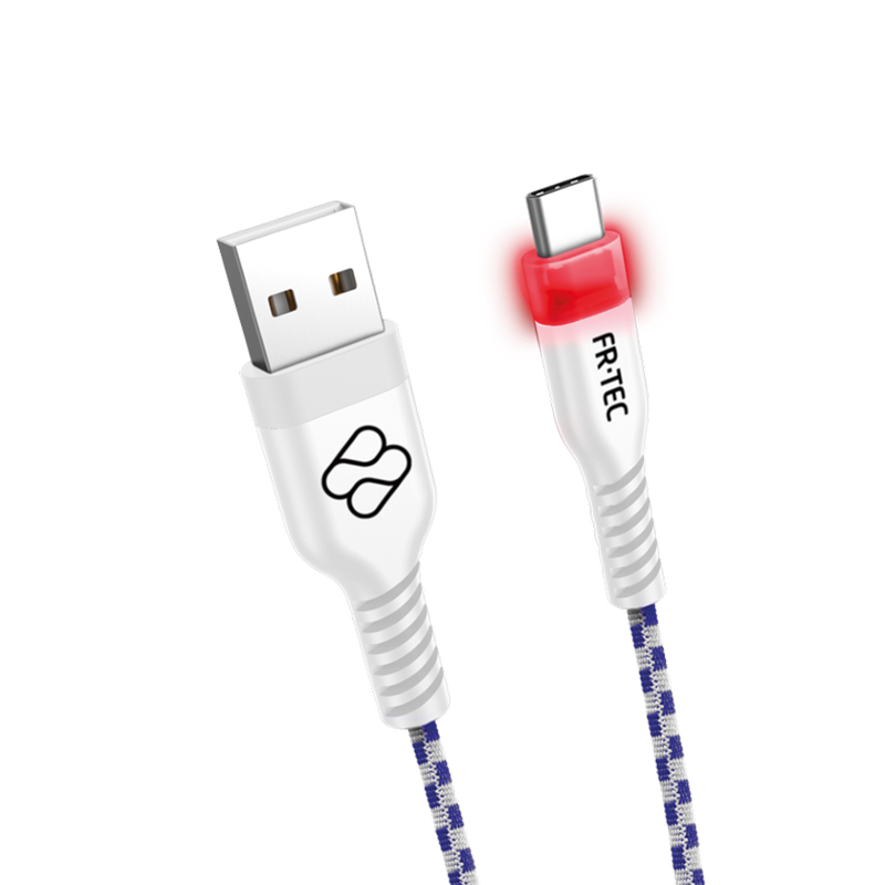 FR-TEC FT0030 USB-kabel 3 m USB 2.0 USB A USB C Wit