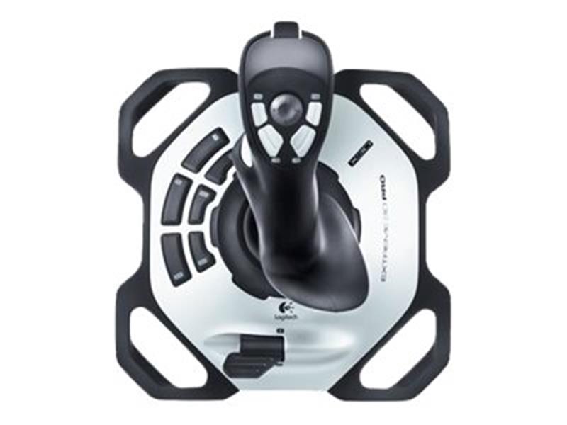 Logitech G Extreme 3D Pro Joystick PC Digitaal USB 2 0 Zwart Wit