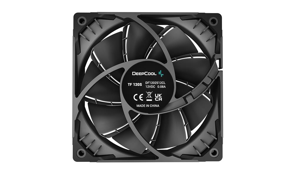 DeepCool TF120S Computer behuizing Ventilator 12 cm Zwart 1 stuk(s)