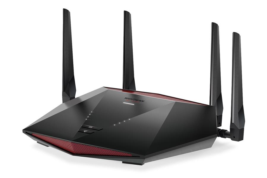 Netgear XR1000 Nighthawk WiFi 6 Gaming Router draadloze router Dual-band (2.4 GHz / 5 GHz) Gigabit Ethernet Zwart