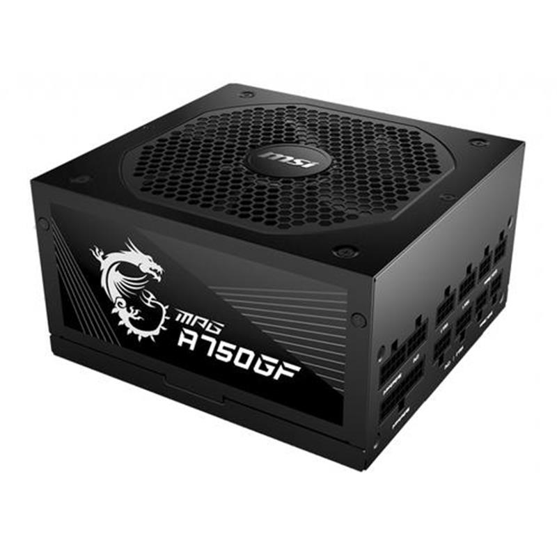 MSI MPG A750GF power supply unit 750 W 24-pin ATX ATX Zwart