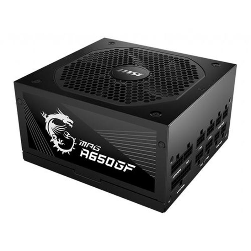 MSI MPG A650GF power supply unit 650 W 24-pin ATX ATX Zwart