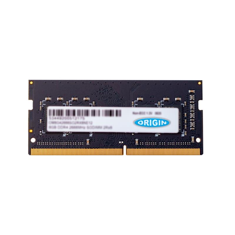 Origin Storage 16GB DDR4 3200MHz SODIMM 2RX8 Non-ECC 1.2V geheugenmodule 1 x 16 GB