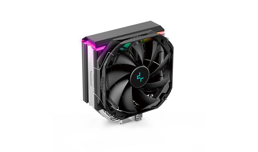 DeepCool AK620 Zero Dark 6x Heat Pipe All Black Dual Tower CPU Air Cooler 2x FK120 120mm FDB Bearing PWM High Performance Fan Intel: LGA2066 2011-v3 2