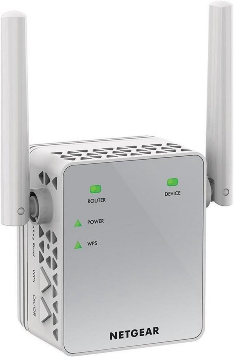 Netgear EX3700 WiFi Range Extender AC750, Dual-Band - 1 Fast Ethernet poort